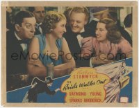 5k0927 BRIDE WALKS OUT LC 1936 Barbara Stanwyck, Gene Raymond, Ned Sparks, Helen Broderick!