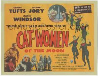 5k0748 CAT-WOMEN OF THE MOON TC 1953 campy cult classic, see the lost city of love-starved women!