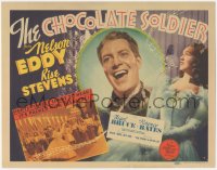 5k0751 CHOCOLATE SOLDIER TC 1941 close up of Nelson Eddy singing to beautiful Rise Stevens!
