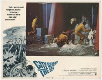 5k0953 CITY BENEATH THE SEA LC #1 1971 men panic when water starts rushing into city, Irwin Allen!