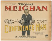 5k0752 CONFIDENCE MAN TC 1924 con man Thomas Meighan holding cash in each had, ultra rare!