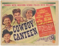 5k0754 COWBOY CANTEEN TC 1944 Charles Starrett, Jane Frazee, Tex Ritter & other western stars!