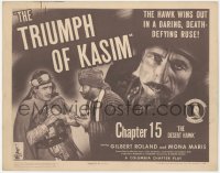 5k0761 DESERT HAWK chapter 15 TC 1944 Gilbert Roland, Columbia Arabian serial, The Triumph of Kasim!