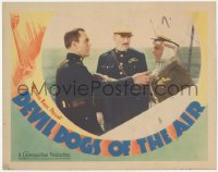 5k0713 DEVIL DOGS OF THE AIR LC 1935 Pat O'Brien argues with pilot James Cagney by biplane, rare!