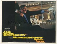 5k0986 DIAMONDS ARE FOREVER LC #1 1971 Connery as James Bond w/ broken bottle attacked from behind!