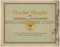 5k0765 DOUGH & DYNAMITE TC R1923 waiter Charlie Chaplin is a substitute baker, reconstructed, rare!