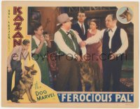 5k1025 FEROCIOUS PAL LC 1934 great image of Kazan the Dog Marvel protecting the sheriff!