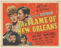 5k0774 FLAME OF NEW ORLEANS TC 1941 Marlene Dietrich, Bruce Cabot, directed by Rene Clair!