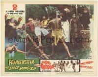 5k1037 FRANKENSTEIN MEETS THE SPACE MONSTER/CURSE OF VOODOO LC #8 1965 wild image of Africa natives!