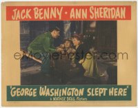 5k1053 GEORGE WASHINGTON SLEPT HERE LC 1942 Percy Kilbride & Ann Sheridan w/ fallen Jack Benny!