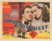 5k0785 GORGEOUS HUSSY TC 1936 pretty Washington socialite Joan Crawford & young Robert Taylor, rare!