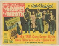 5k0787 GRAPES OF WRATH TC 1940 Great Depression era portrait of Henry Fonda & top stars, Steinbeck!