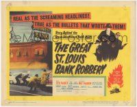 5k0788 GREAT ST. LOUIS BANK ROBBERY TC 1959 Molly McCarthy & Steve McQueen in his second movie!