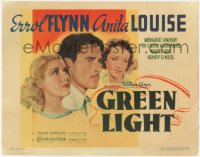 5k0790 GREEN LIGHT TC 1937 young doctor Errol Flynn between Anita Louise & Margaret Lindsay!