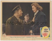 5k1087 GUY NAMED JOE LC #3 1944 Irene Dunne tells pilot Spencer Tracy no dare-devil stuff!