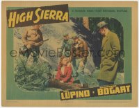 5k1108 HIGH SIERRA LC 1941 Jerome Cowan w/ Ida Lupino kneeling by Humphrey Bogart's body!