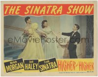 5k1109 HIGHER & HIGHER LC 1943 Frank Sinatra greets beautiful Michele Morgan & Barbara Hale!