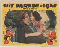 5k1115 HIT PARADE OF 1941 LC 1940 great close up of Patsy Kelly trying to kiss Phil Silvers!