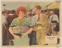 5k1122 HOOPLA LC 1933 great close up of pretty Clara Bow & Richard Cromwell both smiling, rare!