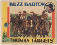 5k1132 HUMAN TARGETS LC 1932 young cowboy Buzz Barton in a Talking Action Western!
