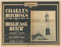 5k0796 HURRICANE HUTCH chapter 5 TC 1921 Hutchison's only way of escape was climbing lighthouse, rare!