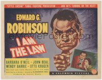 5k0798 I AM THE LAW TC 1938 Little Caesar Edward G. Robinson turns fighting prosecutor!