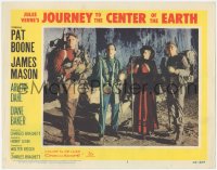 5k1171 JOURNEY TO THE CENTER OF THE EARTH LC #2 1959 Jules Verne, Boone, Mason & Arlene Dahl!