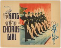 5k1183 KING & THE CHORUS GIRL LC 1937 seven sexy ladies showing their legs through slit skirt!
