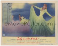 5k1195 LADY IN THE DARK LC #1 1944 great fantasy image of sexy Ginger Rogers dancing in the clouds!