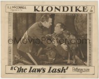 5k1203 LAW'S LASH LC 1928 Klondike the Dog protects his Mountie master in the frozen North!