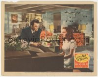 5k1204 LEAVE HER TO HEAVEN LC 1945 Cornel Wilde watches sister-in-law Jeanne Crain play piano!