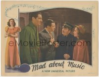 5k1224 MAD ABOUT MUSIC LC 1938 young Deanna Durbin with Herbert Marshall & Arthur Treacher!