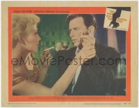5k1238 MAN WITH THE GOLDEN ARM LC #2 1956 Kim Novak wants Frank Sinatra to light her cigarette!