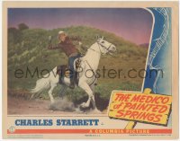 5k1246 MEDICO OF PAINTED SPRINGS LC 1941 best portrait of cowboy Charles Starrett riding his horse!