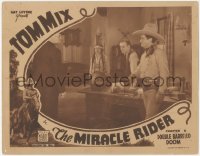 5k1252 MIRACLE RIDER chapter 5 LC 1935 Tom Mix western serial, Double Barreled Doom!
