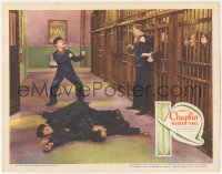 5k1257 MODERN TIMES LC 1936 Charlie Chaplin offers to box convict pointing gun at him by jail cells!