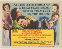 5k0824 MOURNING BECOMES ELECTRA TC 1948 Rosalind Russell & her mother love the same man!