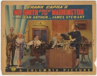5k1265 MR. SMITH GOES TO WASHINGTON LC 1939 Frank Capra, Jean Arthur w/James Stewart in his office!