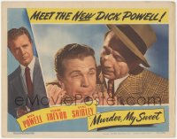 5k1267 MURDER, MY SWEET LC 1944 Dick Powell being choked, from Raymond Chandler novel!