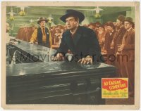 5k1270 MY DARLING CLEMENTINE LC #8 1946 John Ford, great image of Henry Fonda & Victor Mature in bar