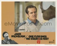 5k1299 ONE FLEW OVER THE CUCKOO'S NEST LC #5 1975 great c/u of Jack Nicholson, Milos Forman classic!