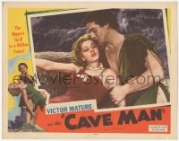5k1302 ONE MILLION B.C. LC R1946 best close up of Cave Man Victor Mature & sexy Carole Landis!