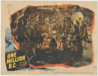 5k1301 ONE MILLION B.C. LC 1940 Victor Mature, Carole Landis & Lon Chaney Jr. in cave with others!