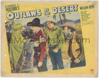 5k1304 OUTLAWS OF THE DESERT LC 1941 William Boyd as Hopalong Cassidy in Arabia with Andy Clyde!