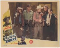 5k1306 OVERLAND RIDERS LC #5 1946 Buster Crabbe, Fuzzy St. John, Bud Osborne w/ gun on Jack O'Shea