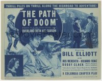 5k0837 OVERLAND WITH KIT CARSON chapter 5 TC 1939 Wild Bill Elliott serial, The Path of Doom!