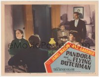 5k1310 PANDORA & THE FLYING DUTCHMAN LC #3 1951 Ava Gardner & James Mason at table by 3 people!