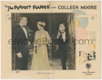 5k1318 PERFECT FLAPPER LC 1924 Syd Chaplin shushes Phyllis Haver so she doesn't tell on him!