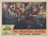 5k0704 PHANTOM EMPIRE chapter 1 LC 1935 Gene Autry & Smiley with Muranians, full color, ultra rare!