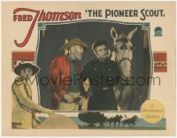 5k1325 PIONEER SCOUT LC 1928 great close up of cowboy Fred Thomson standing by his horse!